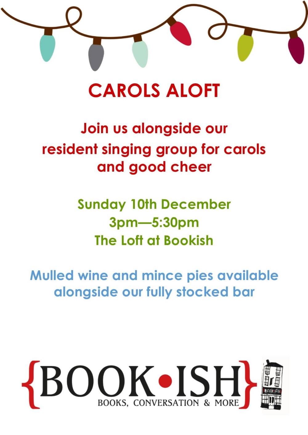 Carols at Bookish